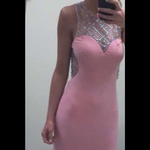 Pink prom dress
